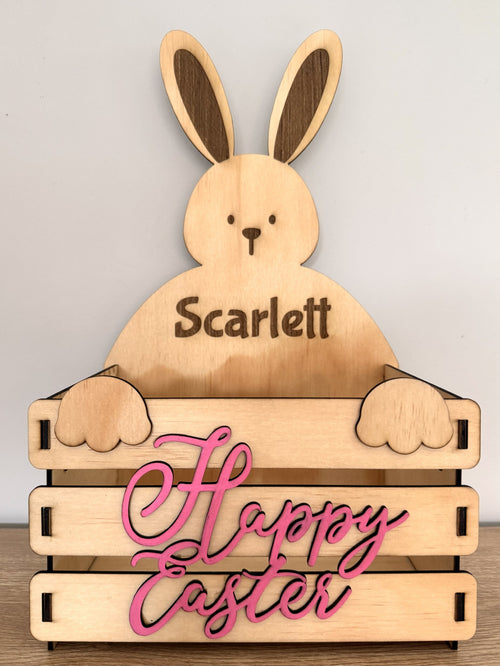 Easter Bunny Personalised Crate