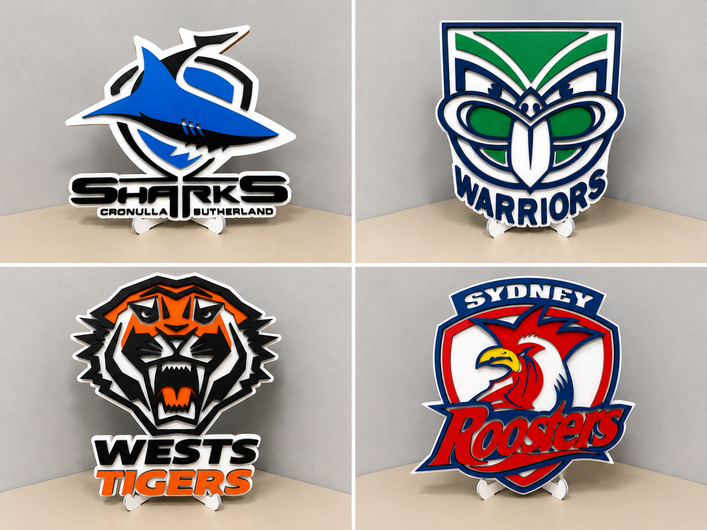 3D Custom NRL Sign